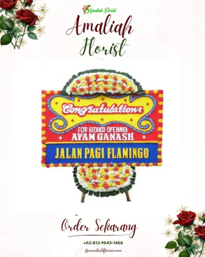 Bunga Papan Congratulation di Widasari